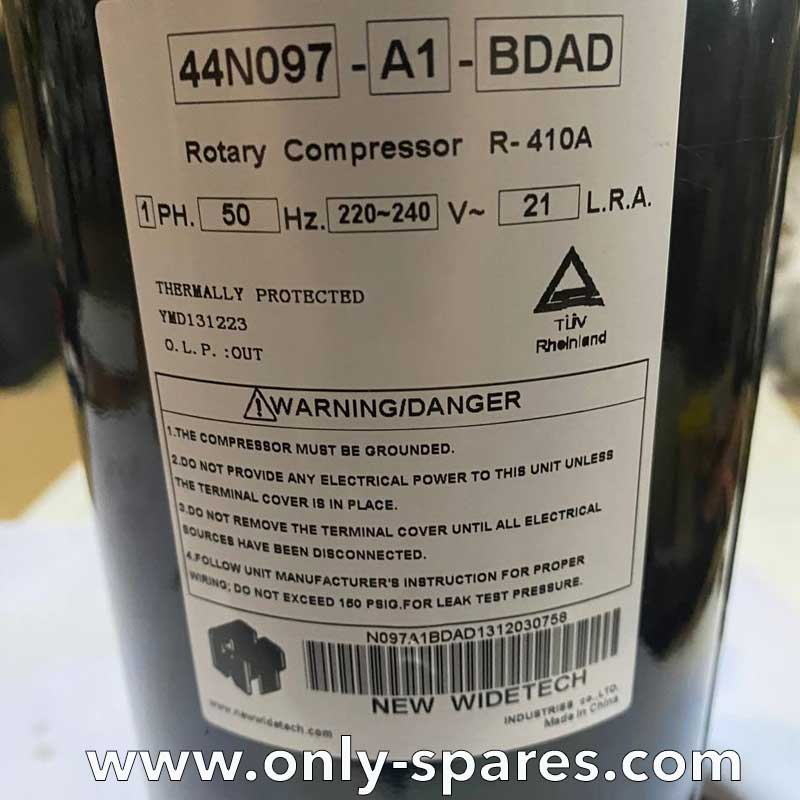 On-off compressor 44N097-A1-BDAD for Ballu BPDA air conditioner - 14H(2012)
