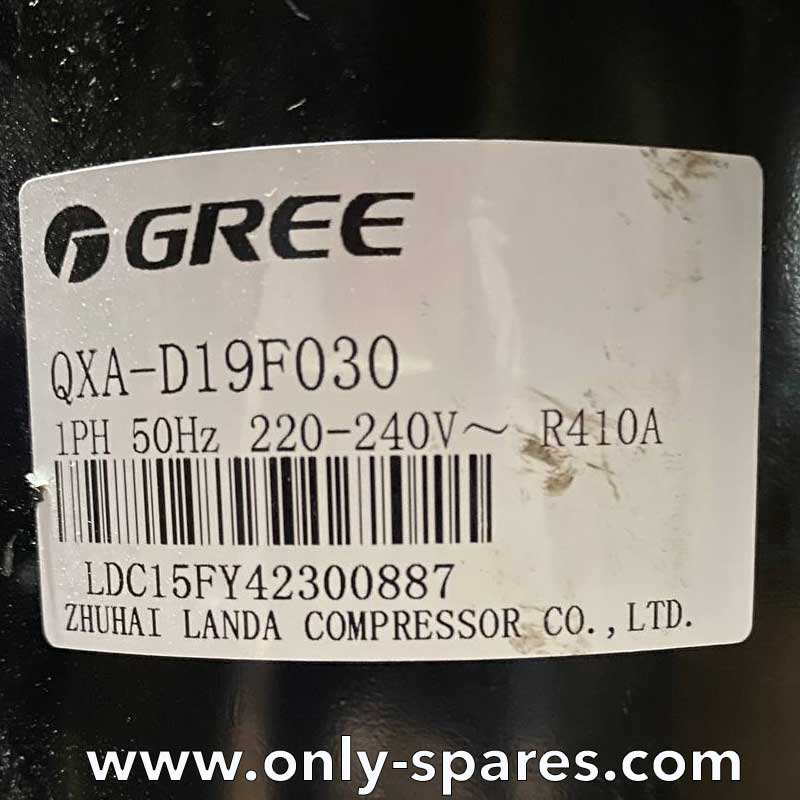 Компресор on-off QXA-D19F030 для кондиціонера Zanussi ZACS-18 HPF/N1