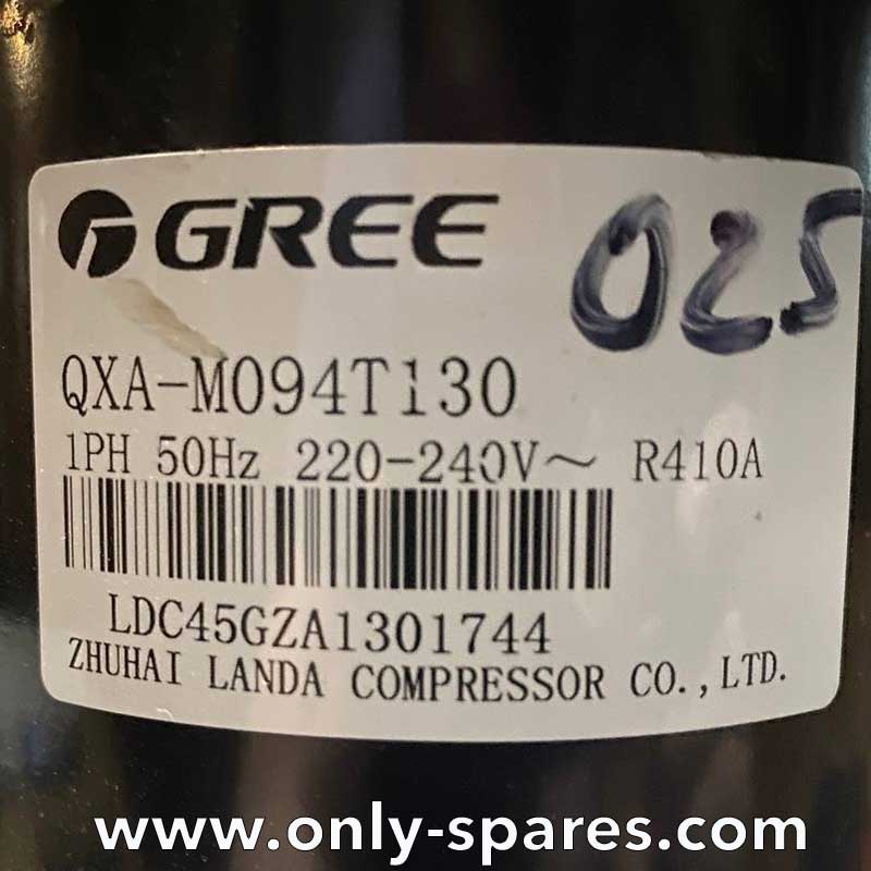 Компресор on-off QXA-M094T130 для кондиціонера Zanussi ZACS-09 HPF/N1