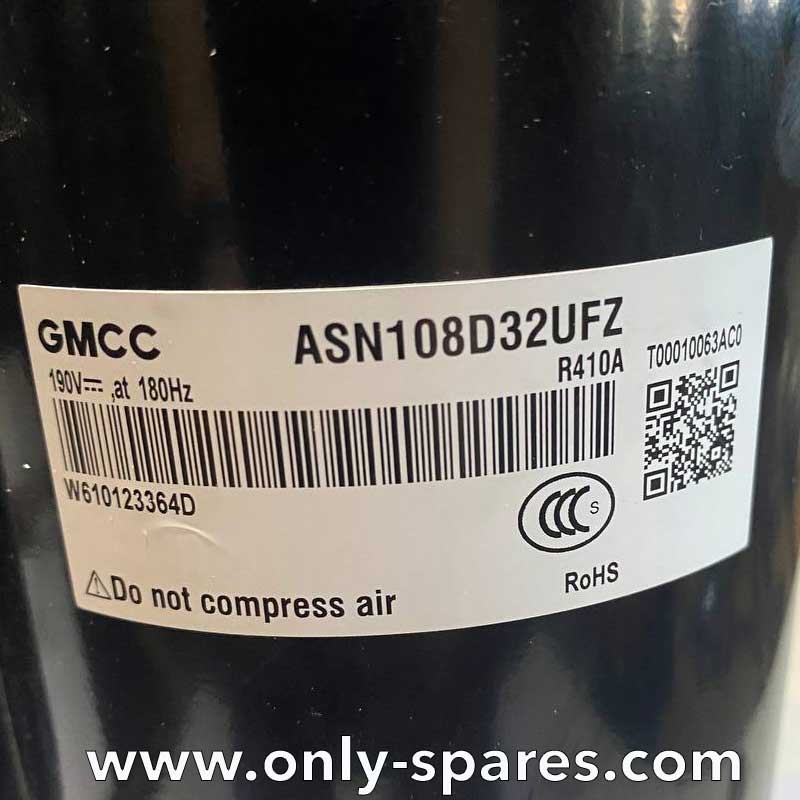Компресор inverter ASN108D32UFZ для кондиціонера Zanussi ZACS/I-12 HE/A15/N1, Ballu BSWI-18HN1/EP/15Y