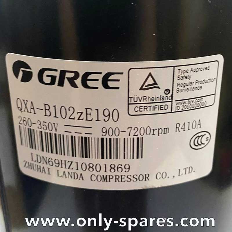 Компресор inverter QXA-B102ZE190 для кондиціонера Zanussi ZACS/I-12 HPF/A17