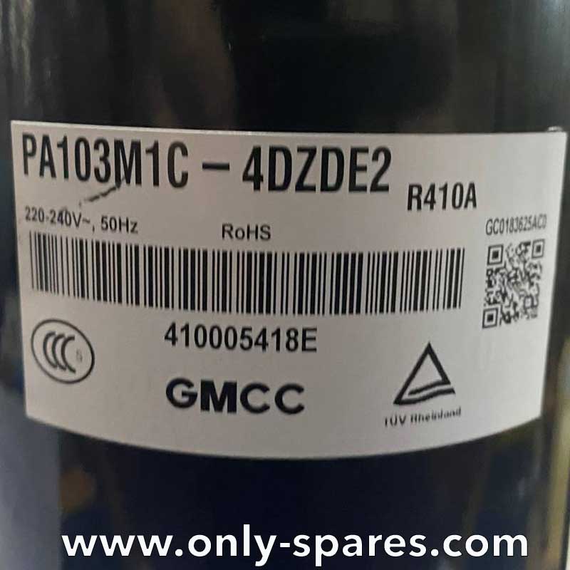 On-off compressor PA103M1C-4DZDE2 for Electrolux EACS-09HLO/N3 air conditioner