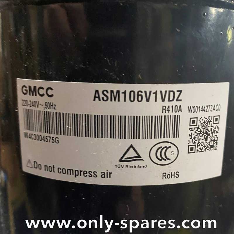 ASK89D53UEZ inverter compressor for Zanussi ZACS/I-12 HS/N1 air conditioner